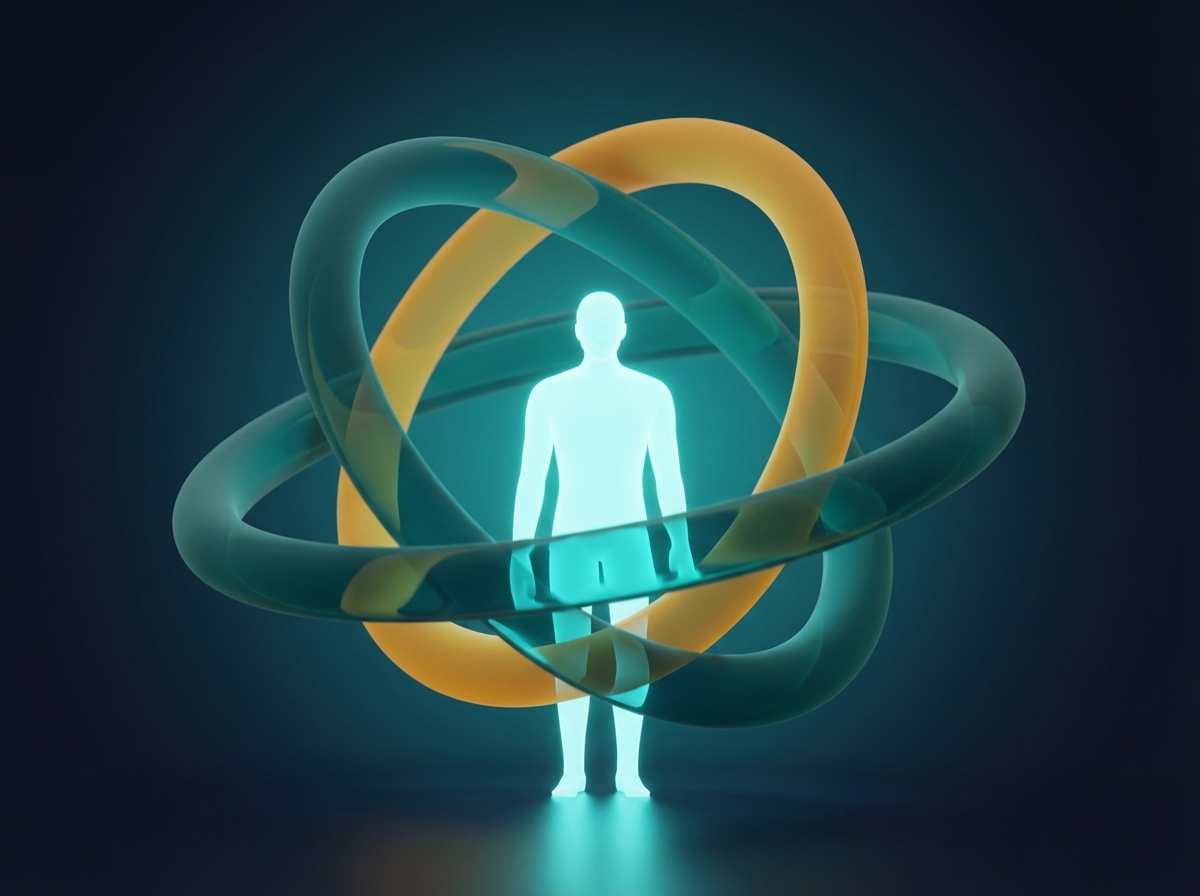 Brave Concept AI orbital figure representing ethical AI principles